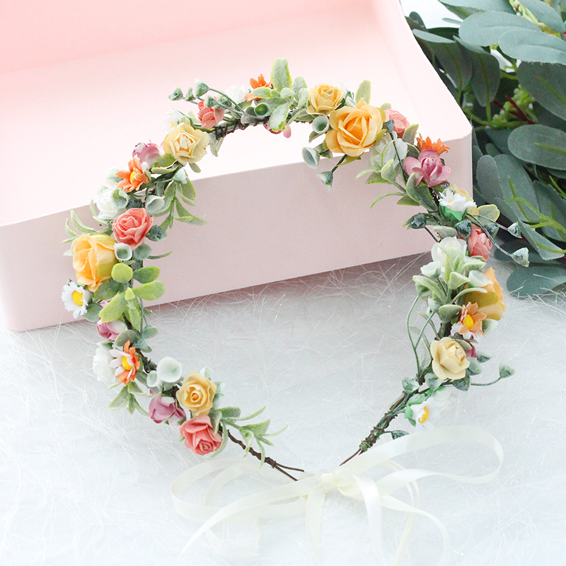Tocados de novia de flores