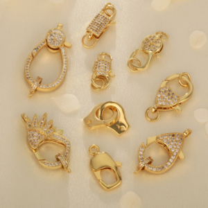 Cerradura de diamante pavimentado broche de langosta